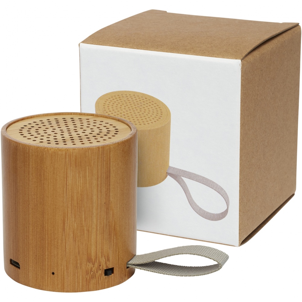 Logo trade promotional gift photo of: Lako bamboo Bluetooth® speaker 